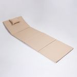 Sport si Outdoor - Camping - Saltele si accesorii pentru somn - Saltele camping - Saltea pliabila, Hanah Home, spuma, crem, 55x180x5 cm - Infinity.ro