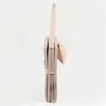 Sport si Outdoor - Camping - Saltele si accesorii pentru somn - Saltele camping - Saltea pliabila, Hanah Home, spuma, crem, 55x180x5 cm - Infinity.ro