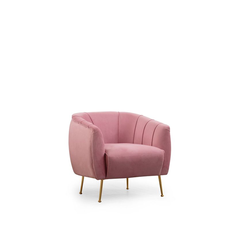 Casa si Gradina - Mobilier - Scaune si fotolii - Fotolii - Fotoliu, Atelier Del Sofa, lemn fag si pal, dusty rose, 85x85x80 cm - Infinity.ro