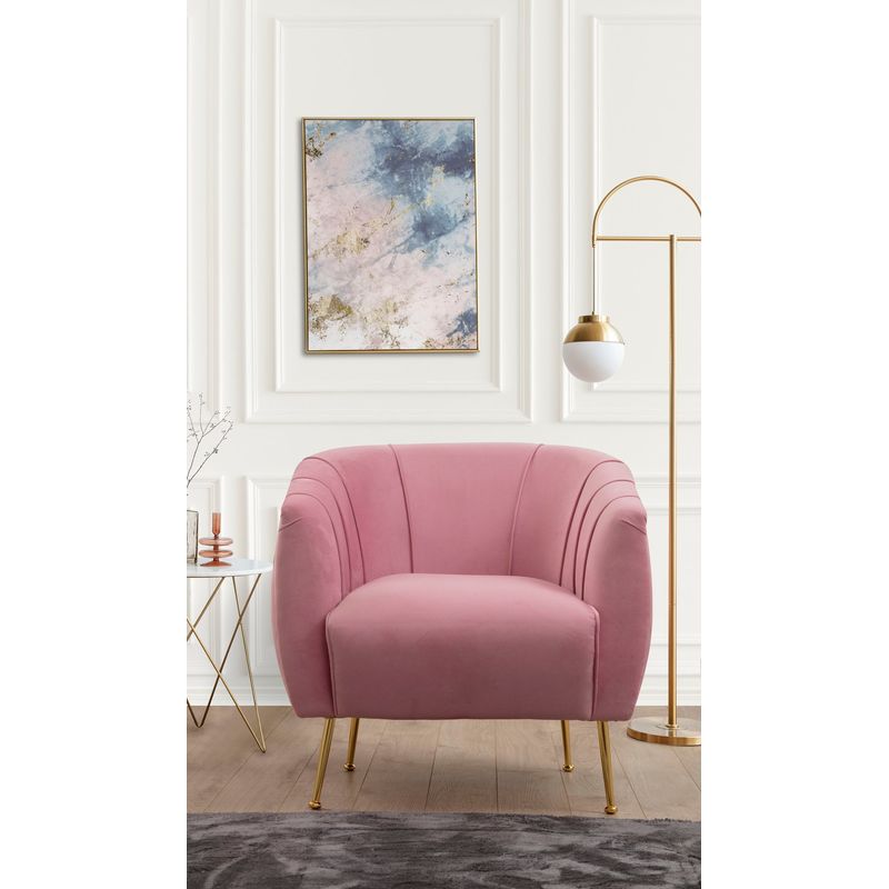 Casa si Gradina - Mobilier - Scaune si fotolii - Fotolii - Fotoliu, Atelier Del Sofa, lemn fag si pal, dusty rose, 85x85x80 cm - Infinity.ro
