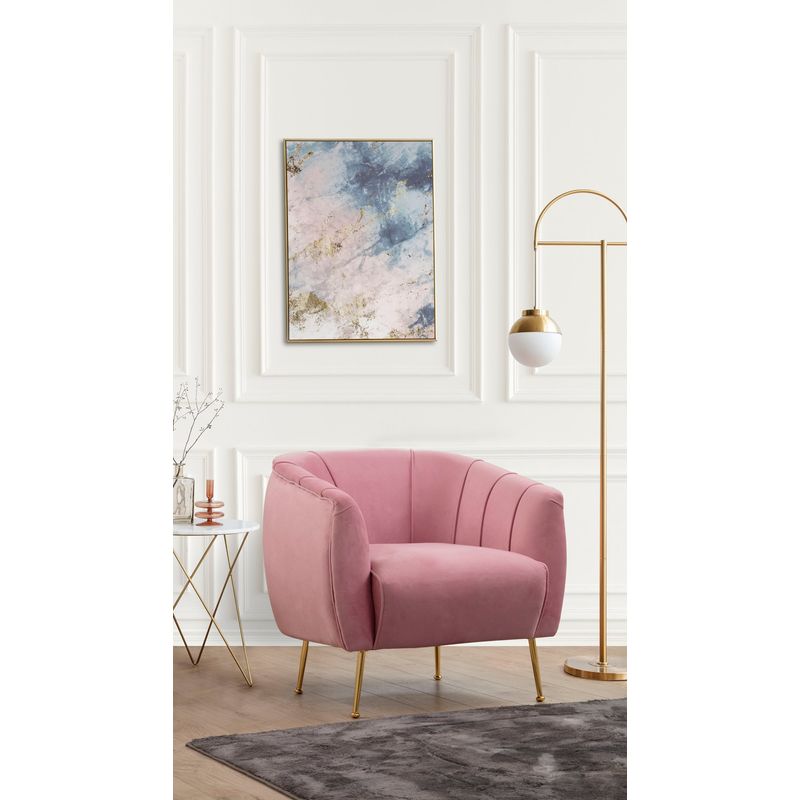 Casa si Gradina - Mobilier - Scaune si fotolii - Fotolii - Fotoliu, Atelier Del Sofa, lemn fag si pal, dusty rose, 85x85x80 cm - Infinity.ro