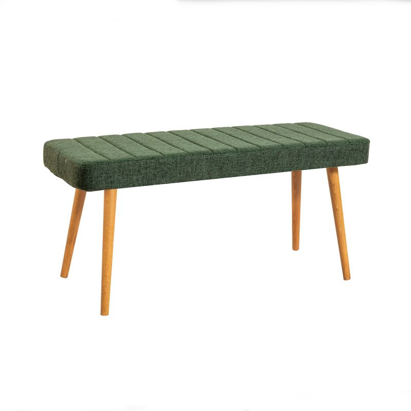 Casa si Gradina - Mobilier - Seturi de mobilier - Seturi mese si scaune - Set masa si scaune, Hanah Home, PAL melaminat, pin atlantic, alb, verde, masa 120x75x77 cm - Infinity.ro