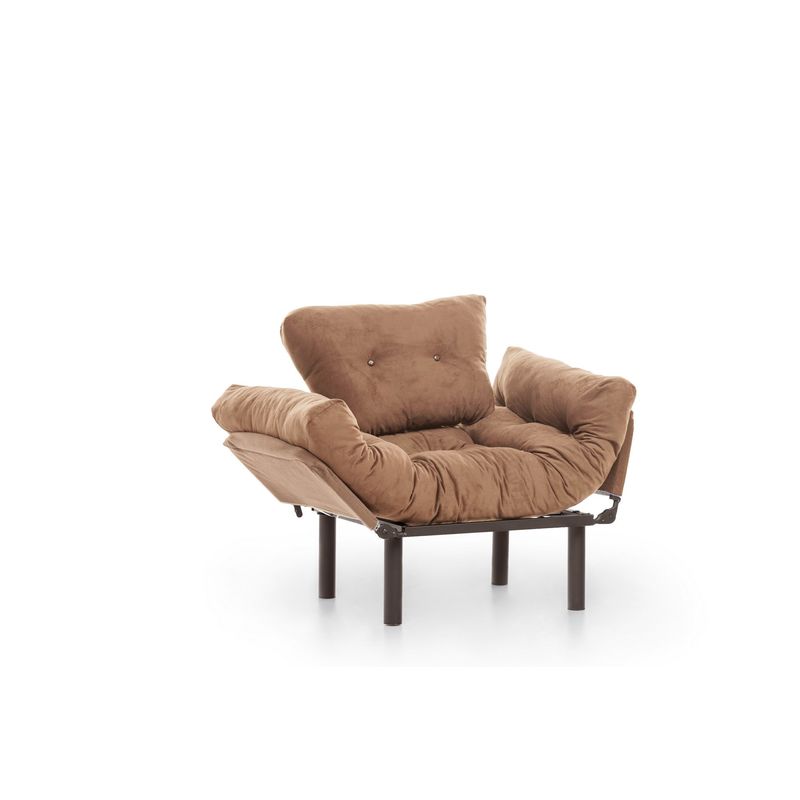 Casa si Gradina - Mobilier - Scaune si fotolii - Fotolii - Fotoliu, Atelier Del Sofa, metal, maro deschis, 95x85x70 cm - Infinity.ro
