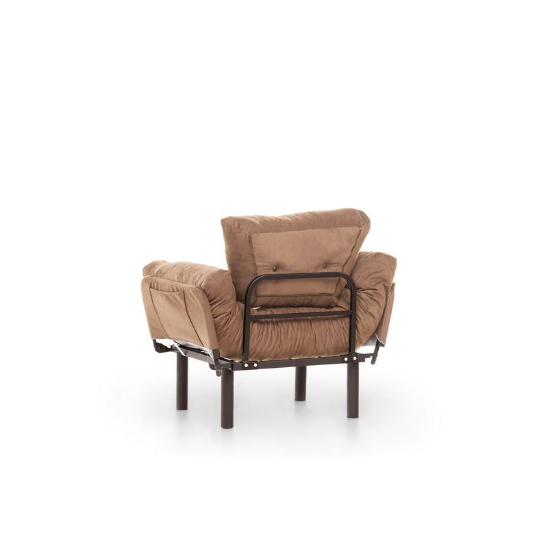 Casa si Gradina - Mobilier - Scaune si fotolii - Fotolii - Fotoliu, Atelier Del Sofa, metal, maro deschis, 95x85x70 cm - Infinity.ro