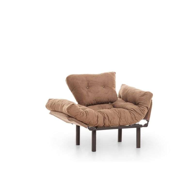 Casa si Gradina - Mobilier - Scaune si fotolii - Fotolii - Fotoliu, Atelier Del Sofa, metal, maro deschis, 95x85x70 cm - Infinity.ro