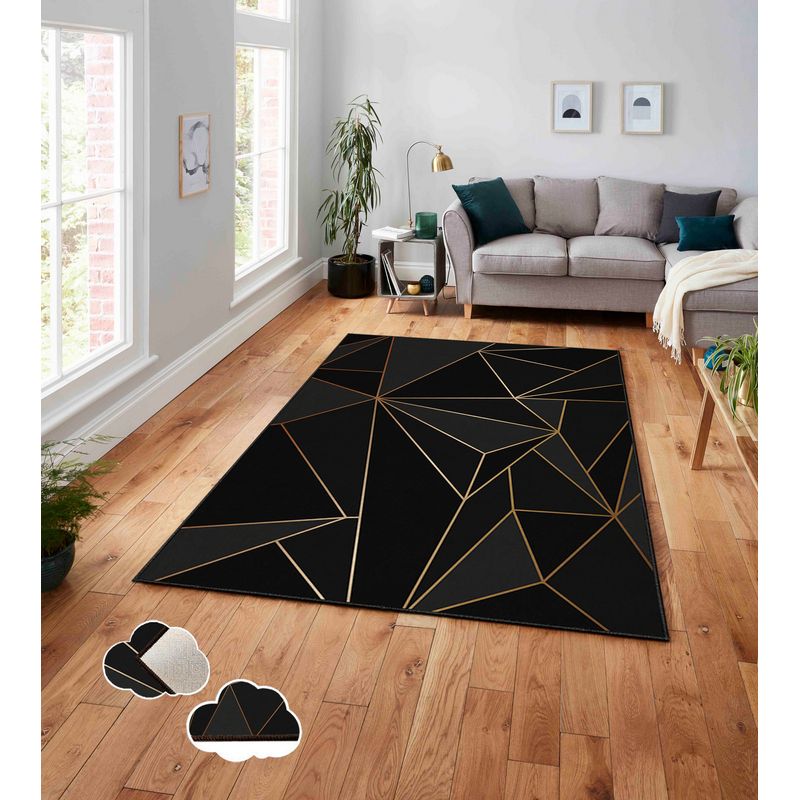 Casa si Gradina - Textile si covoare - Covoare - Covoare casa - Covor, Conceptum Hypnose, multicolor, 140x220 cm, 100% poliester, antiderapant, 288NGR2218 - Infinity.ro