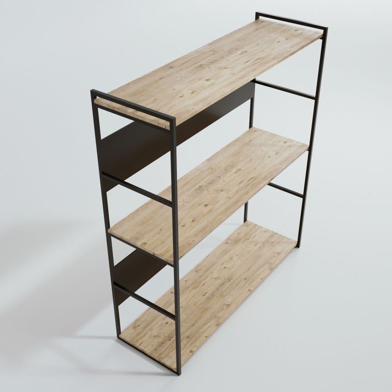 Casa si Gradina - Mobilier - Organizare si depozitare - Umerase si valeti - Suport haine, Hanah Home, pal melaminat, stejar si negru, 160x40x170 cm - Infinity.ro