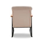 Casa si Gradina - Mobilier - Scaune si fotolii - Fotolii - Fotoliu balansoar, Hanah Home, tesatura tricotata poliester cu bumbac, crem, 65x55x44 cm - Infinity.ro
