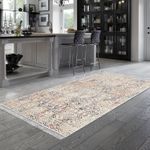 Casa si Gradina - Textile si covoare - Covoare - Covoare casa - Covor, Conceptum Hypnose, bej, 80x200 cm, 100% poliester, antiderapant, lavabil la masina, 955ANR3313 - Infinity.ro