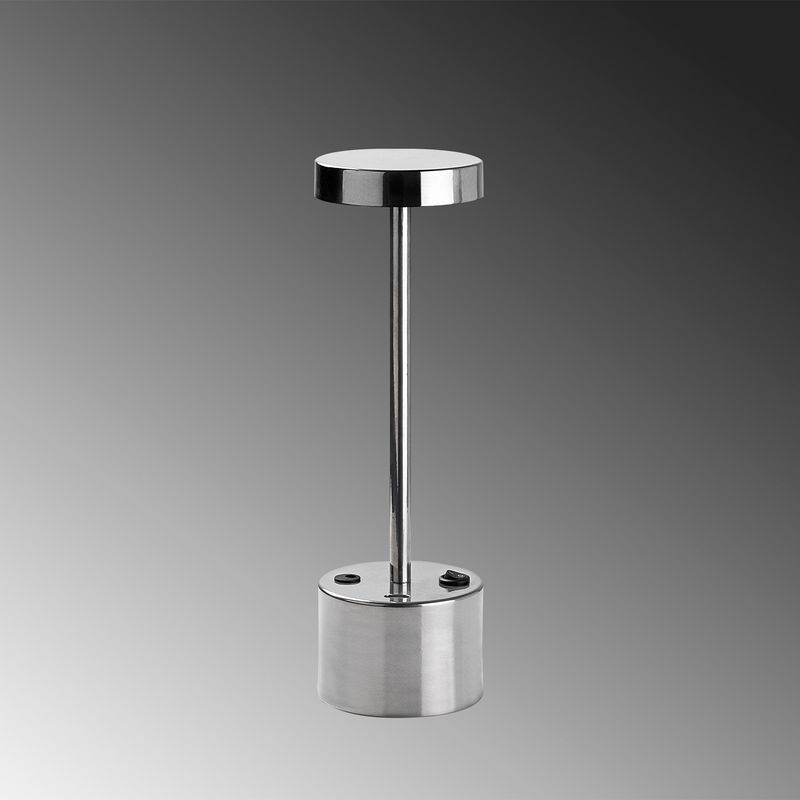 Casa si Gradina - Corpuri si surse de iluminat - Veioze si lampi - Veioze - Veioza, Opviq, metal, crom, 9x28 cm - Infinity.ro
