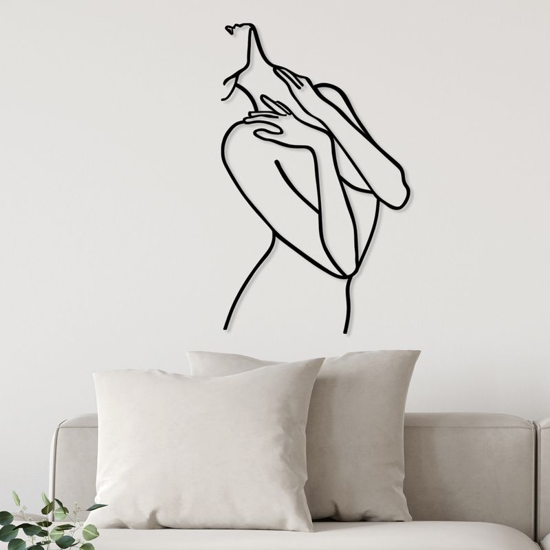 Casa si Gradina - Decoratiuni - Decoratiuni perete - Accesoriu decorativ perete, Wallxpert, metal, negru, 53x86 cm - Infinity.ro
