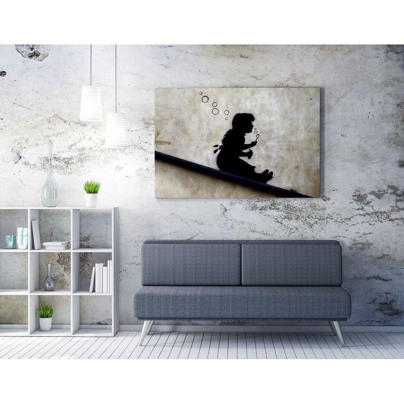 Casa si Gradina - Decoratiuni - Tablouri - Tablou canvas decorativ, Wallxpert, multicolor, 50x70 cm, 50% bumbac 50% poliester, rama lemn, 966BRS1241 - Infinity.ro
