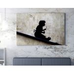Casa si Gradina - Decoratiuni - Tablouri - Tablou canvas decorativ, Wallxpert, multicolor, 50x70 cm, 50% bumbac 50% poliester, rama lemn, 966BRS1241 - Infinity.ro
