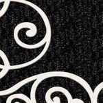 Casa si Gradina - Textile si covoare - Covoare - Covorase intrare - Covoras de intrare, Conceptum Hypnose, alb-negru, 80x200 cm, 100% poliester, antiderapant, lavabil - Infinity.ro