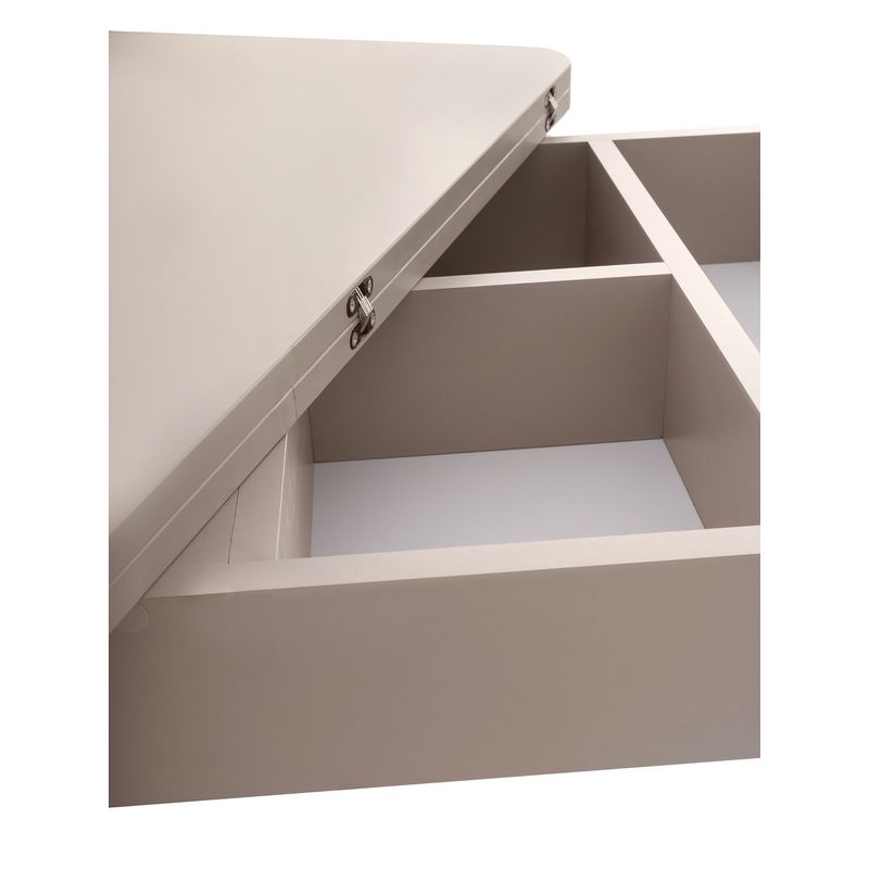 Casa si Gradina - Mobilier - Mese si birouri - Mese bucatarie si dining - Masa extensibila, Hanah Home, pal melaminat, mocha deschisa, 100x60x75 cm - Infinity.ro