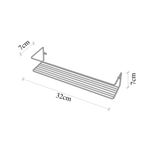 Casa si Gradina - Mobilier - Mobilier baie - Etajere baie - Etajera baie, Hanah Home, metal, crom, 7x7x33 cm - Infinity.ro