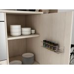 Casa si Gradina - Mobilier - Mobilier baie - Etajere baie - Etajera baie, Hanah Home, metal, crom, 7x7x33 cm - Infinity.ro