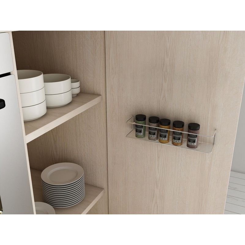 Casa si Gradina - Mobilier - Mobilier baie - Etajere baie - Etajera baie, Hanah Home, metal, crom, 7x7x33 cm - Infinity.ro