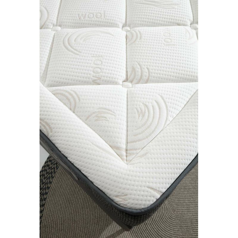 Casa si Gradina - Mobilier - Saltele si somiere - Saltele - Saltea, Hanah Home, gri, 140x200 cm, arcuri pocket, strat spuma 6 cm - Infinity.ro