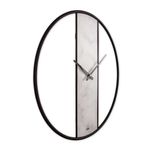 Casa si Gradina - Decoratiuni - Ceasuri - Ceas de perete decorativ, Wallxpert, otel si mdf, alb, 62x62 cm - Infinity.ro