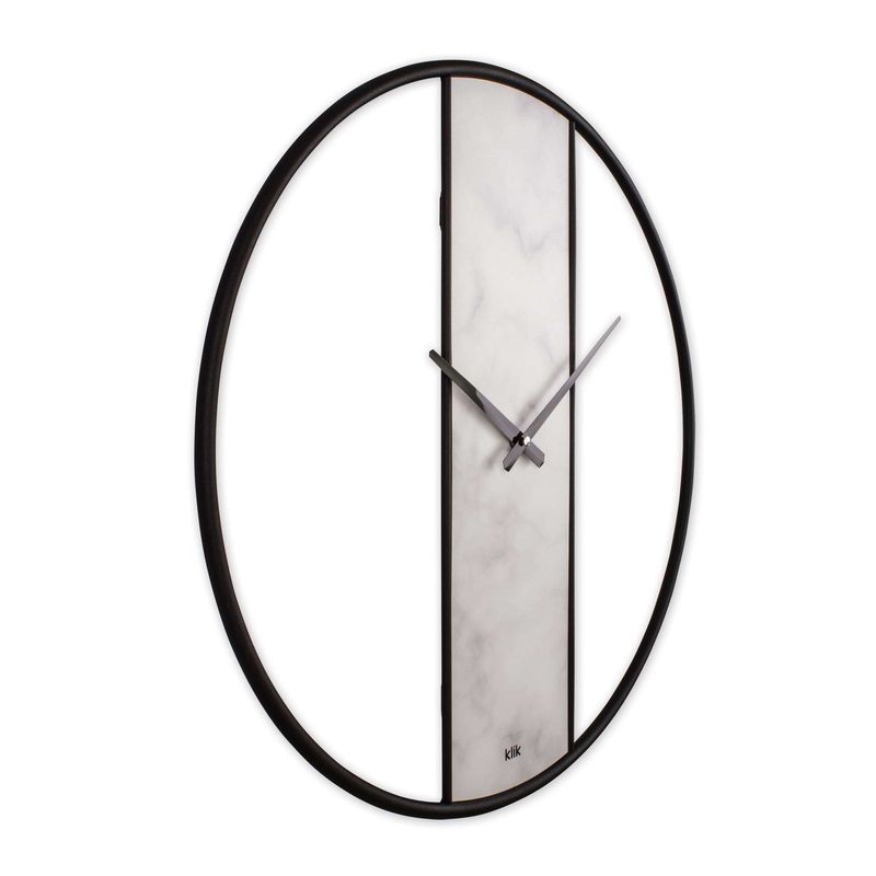 Casa si Gradina - Decoratiuni - Ceasuri - Ceas de perete decorativ, Wallxpert, otel si mdf, alb, 62x62 cm - Infinity.ro