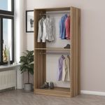 Casa si Gradina - Mobilier - Dulapuri si sifoniere - Sifoniere - Sifonier, Hanah Home, pal melaminat, gri inchis, 90x52x210 cm - Infinity.ro