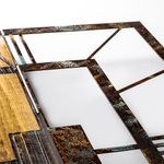 Casa si Gradina - Decoratiuni - Ceasuri - Ceas de perete decorativ, Wallxpert, lemn, nuc maro, 49x58 cm - Infinity.ro