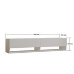 Casa si Gradina - Mobilier - Comode si corpuri - Comode - Comoda tv, Hanah Home, pal melaminat, alb, 141x31x30 cm - Infinity.ro