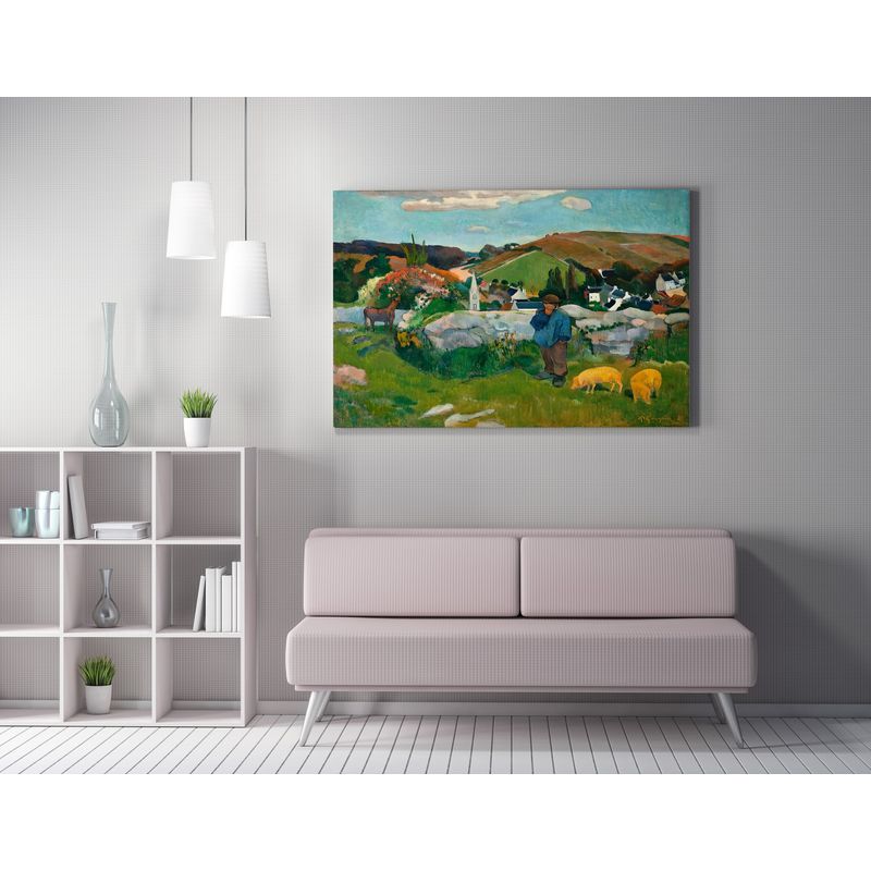 Casa si Gradina - Decoratiuni - Tablouri - Tablou canvas decorativ, Wallxpert, multicolor, 50x70 cm, 50% bumbac 50% poliester, rama lemn, 966BRS1323 - Infinity.ro