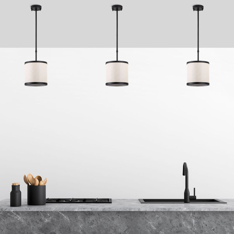 Casa si Gradina - Corpuri si surse de iluminat - Lustre si pendule - Candelabru, Opviq, metal, negru alb, 20x20x75 cm - Infinity.ro
