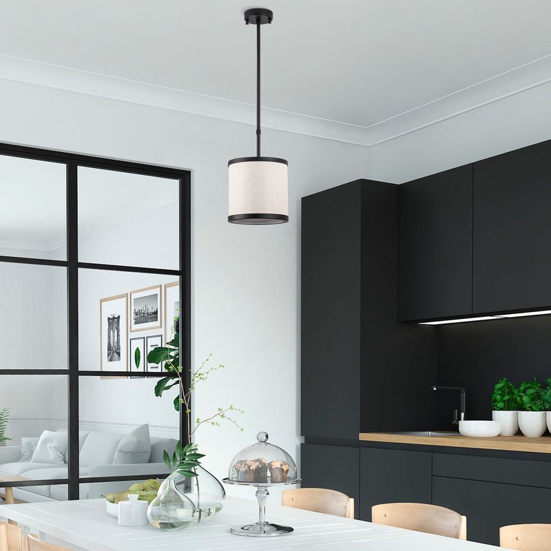 Casa si Gradina - Corpuri si surse de iluminat - Lustre si pendule - Candelabru, Opviq, metal, negru alb, 20x20x75 cm - Infinity.ro