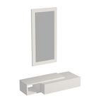 Casa si Gradina - Mobilier - Comode si corpuri - Console - Consola, Hanah Home, pal melaminat, alb, 82x15.8x29.6 cm - Infinity.ro