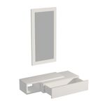 Casa si Gradina - Mobilier - Comode si corpuri - Console - Consola, Hanah Home, pal melaminat, alb, 82x15.8x29.6 cm - Infinity.ro