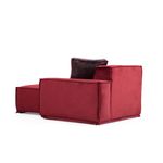 Casa si Gradina - Mobilier - Canapele si coltare - Coltare - Coltar, Hanah Home, material textil, burgundy, 170x300x100 cm - Infinity.ro