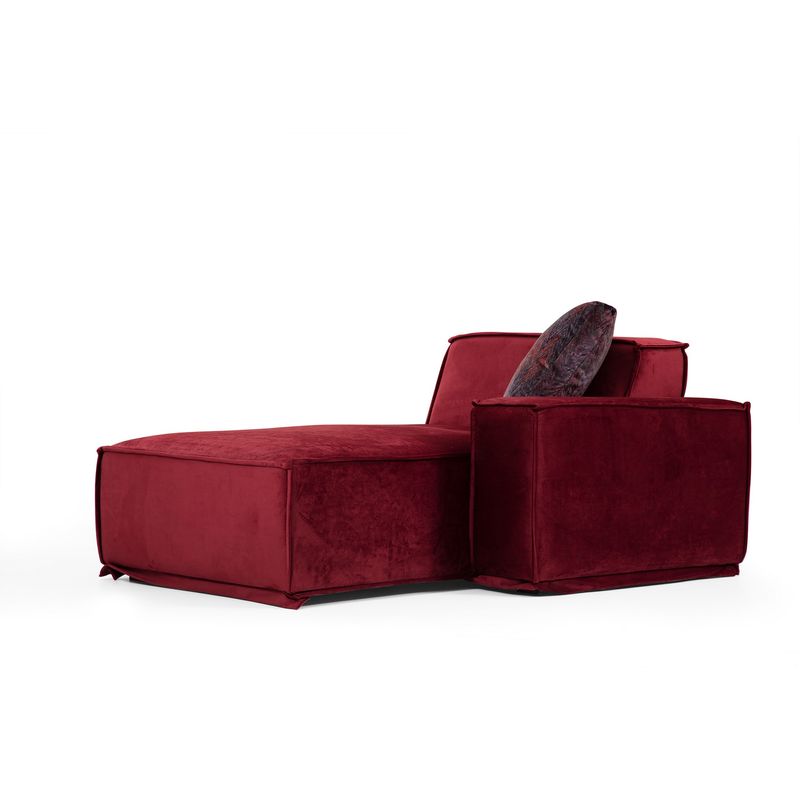 Casa si Gradina - Mobilier - Canapele si coltare - Coltare - Coltar, Hanah Home, material textil, burgundy, 170x300x100 cm - Infinity.ro