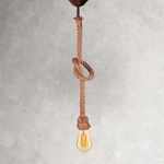 Casa si Gradina - Corpuri si surse de iluminat - Lustre si pendule - Candelabru, Opviq, franghie, crem, 70 cm, handmade - Infinity.ro