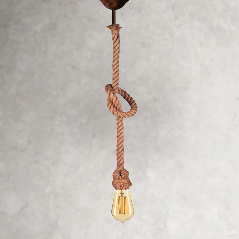 Casa si Gradina - Corpuri si surse de iluminat - Lustre si pendule - Candelabru, Opviq, franghie, crem, 70 cm, handmade - Infinity.ro