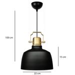 Casa si Gradina - Corpuri si surse de iluminat - Lustre si pendule - Candelabru, Opviq, metal, negru, diametru 22 cm, inaltime 100-120 cm - Infinity.ro