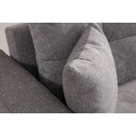 Casa si Gradina - Mobilier - Canapele si coltare - Canapele - Canapea extensibila 3 locuri, Hanah Home, lemn fag si PAL, gri deschis, 225x92x75 cm - Infinity.ro