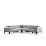 Casa si Gradina - Mobilier - Canapele si coltare - Coltare - Coltar, Atelier Del Sofa, lemn de fag si pal, gri deschis, 260x300x95 cm - Infinity.ro