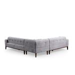 Casa si Gradina - Mobilier - Canapele si coltare - Coltare - Coltar, Atelier Del Sofa, lemn de fag si pal, gri deschis, 260x300x95 cm - Infinity.ro