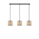 Casa si Gradina - Corpuri si surse de iluminat - Lustre si pendule - Candelabru, Opviq, ratan, crem si negru, 80x70 cm - Infinity.ro