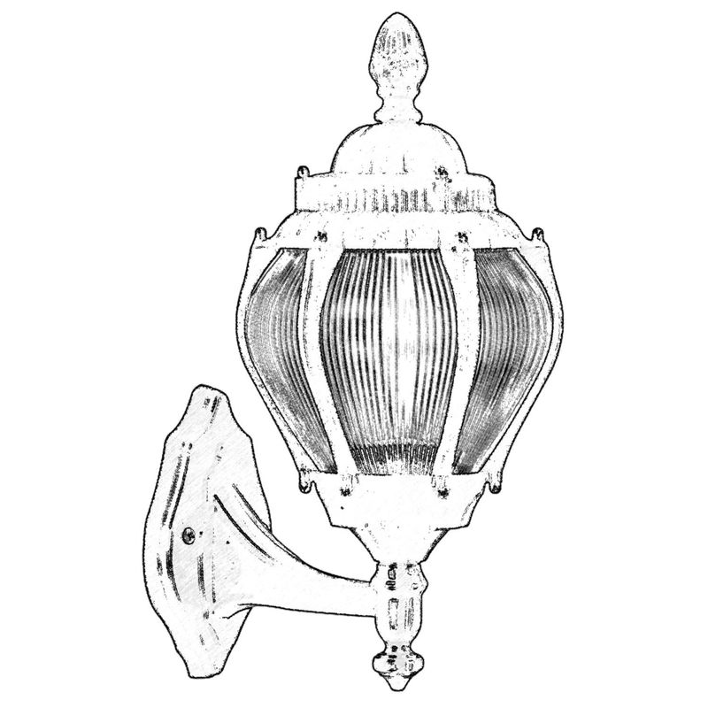 Casa si Gradina - Corpuri si surse de iluminat - Iluminat exterior - Lanterne - Lampa de perete exterior, Opviq, abs, negru, 40x27x20 cm, ip65 - Infinity.ro
