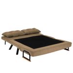 Casa si Gradina - Mobilier - Canapele si coltare - Canapele - Canapea extensibila, Atelier Del Sofa, metal, poliester, maro deschis, 175x133 cm - Infinity.ro
