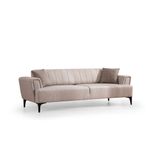 Casa si Gradina - Mobilier - Canapele si coltare - Canapele - Canapea extensibila 3 locuri, Atelier Del Sofa, lemn de fag, bej, 230x95x77 cm - Infinity.ro