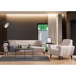 Casa si Gradina - Mobilier - Canapele si coltare - Canapele - Canapea extensibila 3 locuri, Atelier Del Sofa, lemn de fag, bej, 230x95x77 cm - Infinity.ro