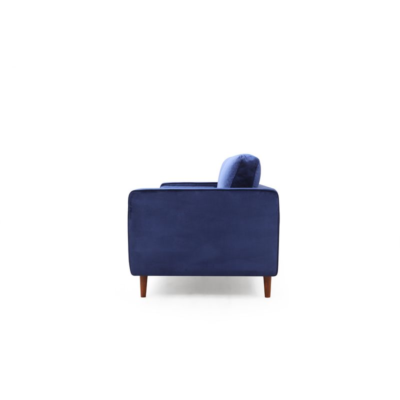 Casa si Gradina - Mobilier - Canapele si coltare - Canapele - Canapea 3 locuri, Atelier Del Sofa, lemn fag, albastru marin, 215x90x70 cm - Infinity.ro