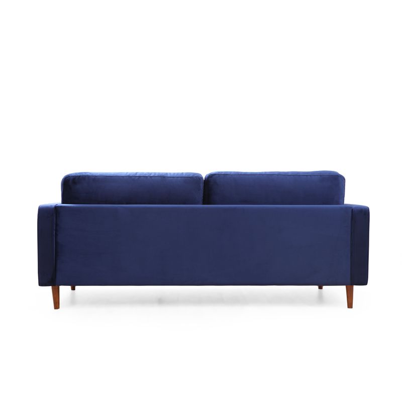 Casa si Gradina - Mobilier - Canapele si coltare - Canapele - Canapea 3 locuri, Atelier Del Sofa, lemn fag, albastru marin, 215x90x70 cm - Infinity.ro