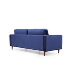 Casa si Gradina - Mobilier - Canapele si coltare - Canapele - Canapea 3 locuri, Atelier Del Sofa, lemn fag, albastru marin, 215x90x70 cm - Infinity.ro