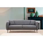 Casa si Gradina - Mobilier - Canapele si coltare - Canapele - Canapea extensibila, Hanah Home, lemn fag si PAL, gri, 214x98x85 cm - Infinity.ro